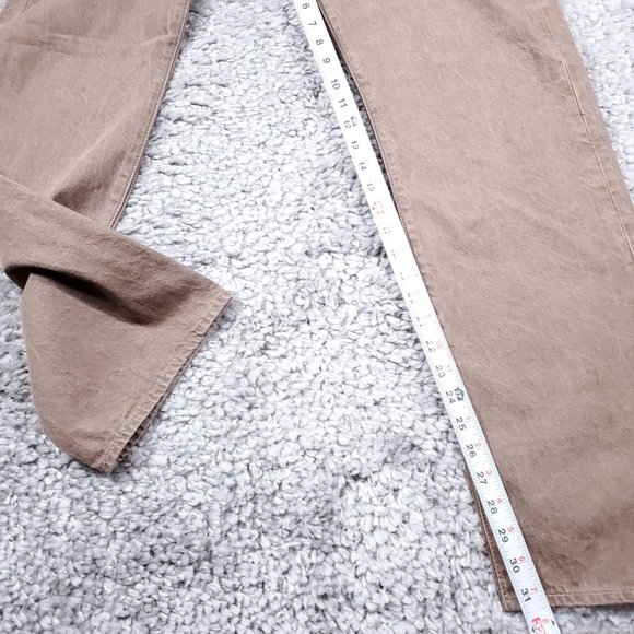 Levi's Fresh 501 Original Jeans Men's 34 x 32 Light Brown Straight Button Fly - Picture 7 of 13